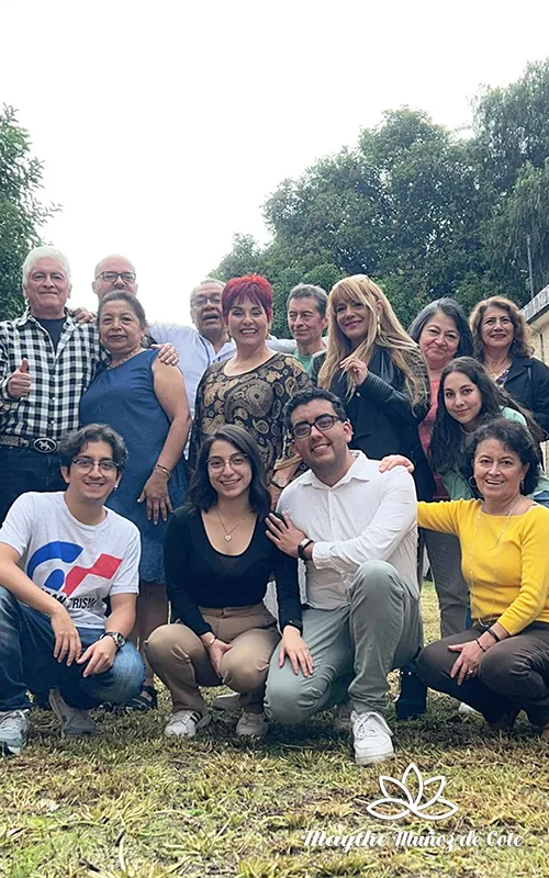 Maythe Muñoz de Cote, dueña de varias Empresas Familiares en un domingo con su familia