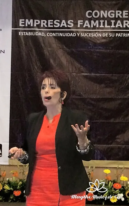 Maythe Muñoz de Cote, Conferencista principal en el Congreso Empresas Familiares