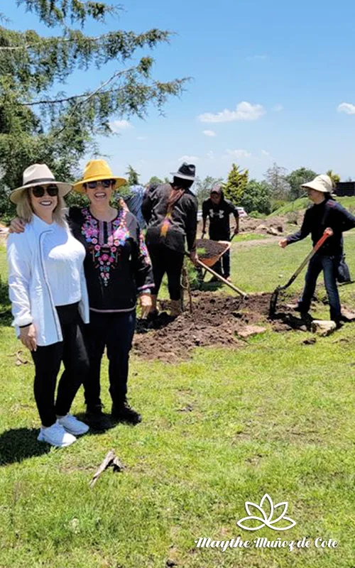 Maythe Muñoz de Cote, líder de una Empresa Familiar en un día con su familia y amigos