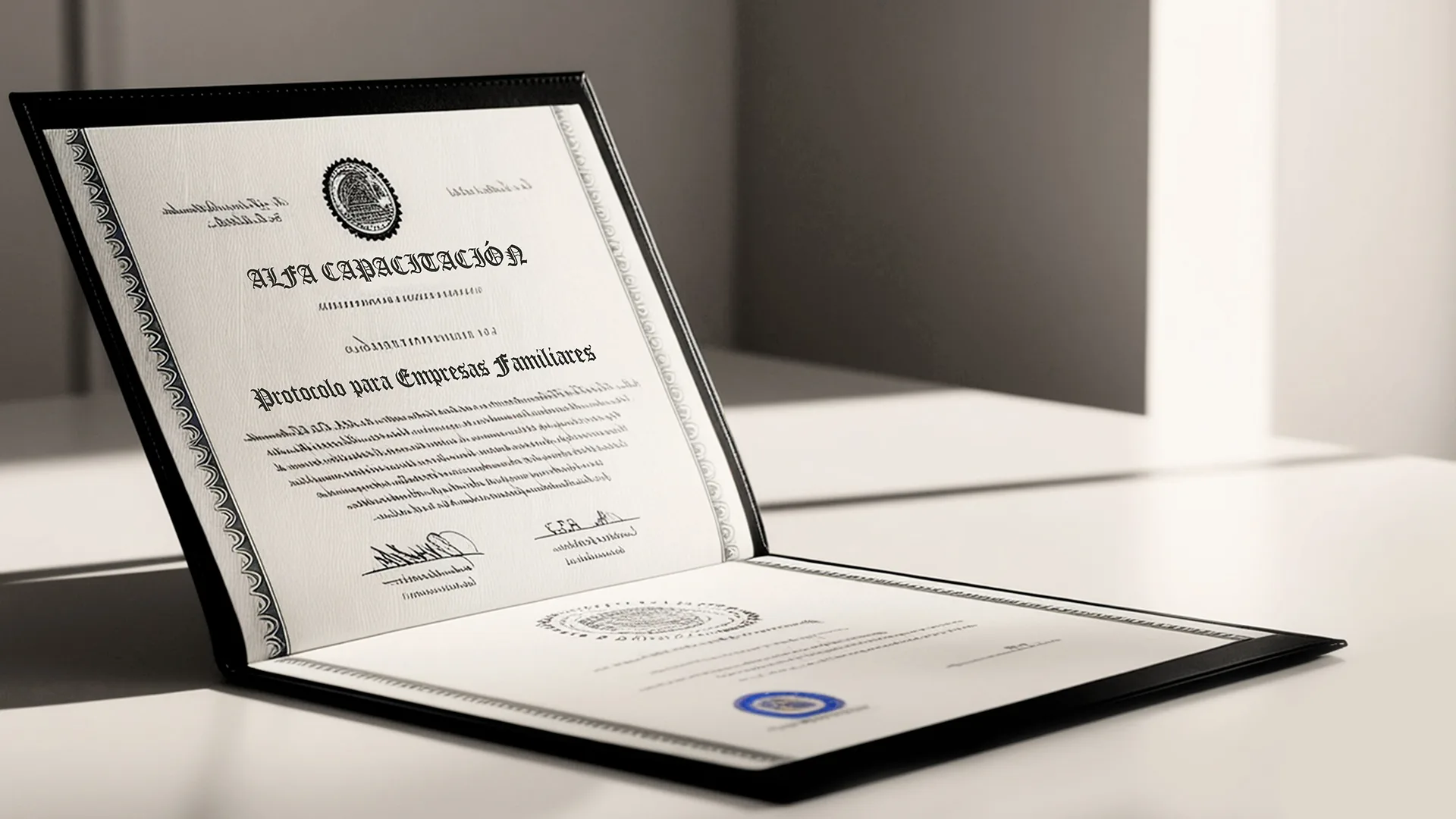 Maythe Muñoz de Cote, Copia Certificada del Protocolo para Empresas Familiares